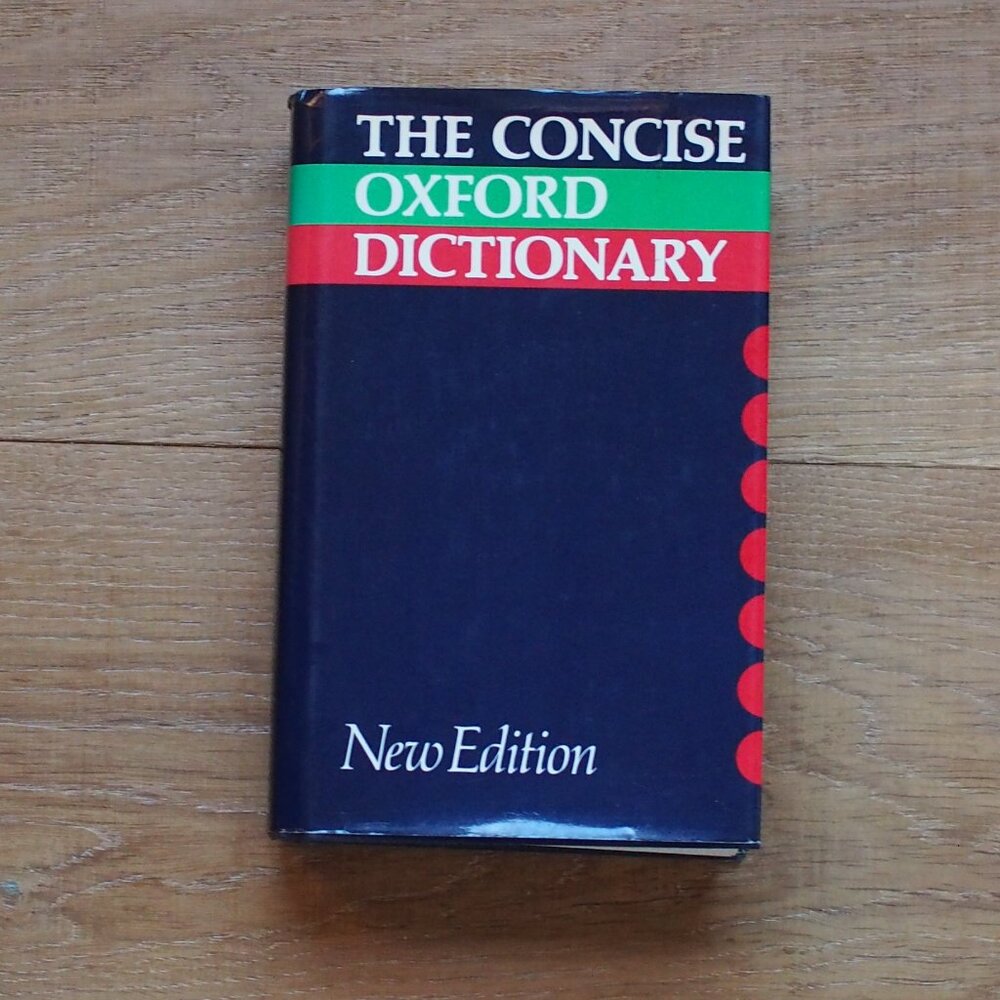 The Concise Oxford Dictionary - New Edition | Vintage Dictionary